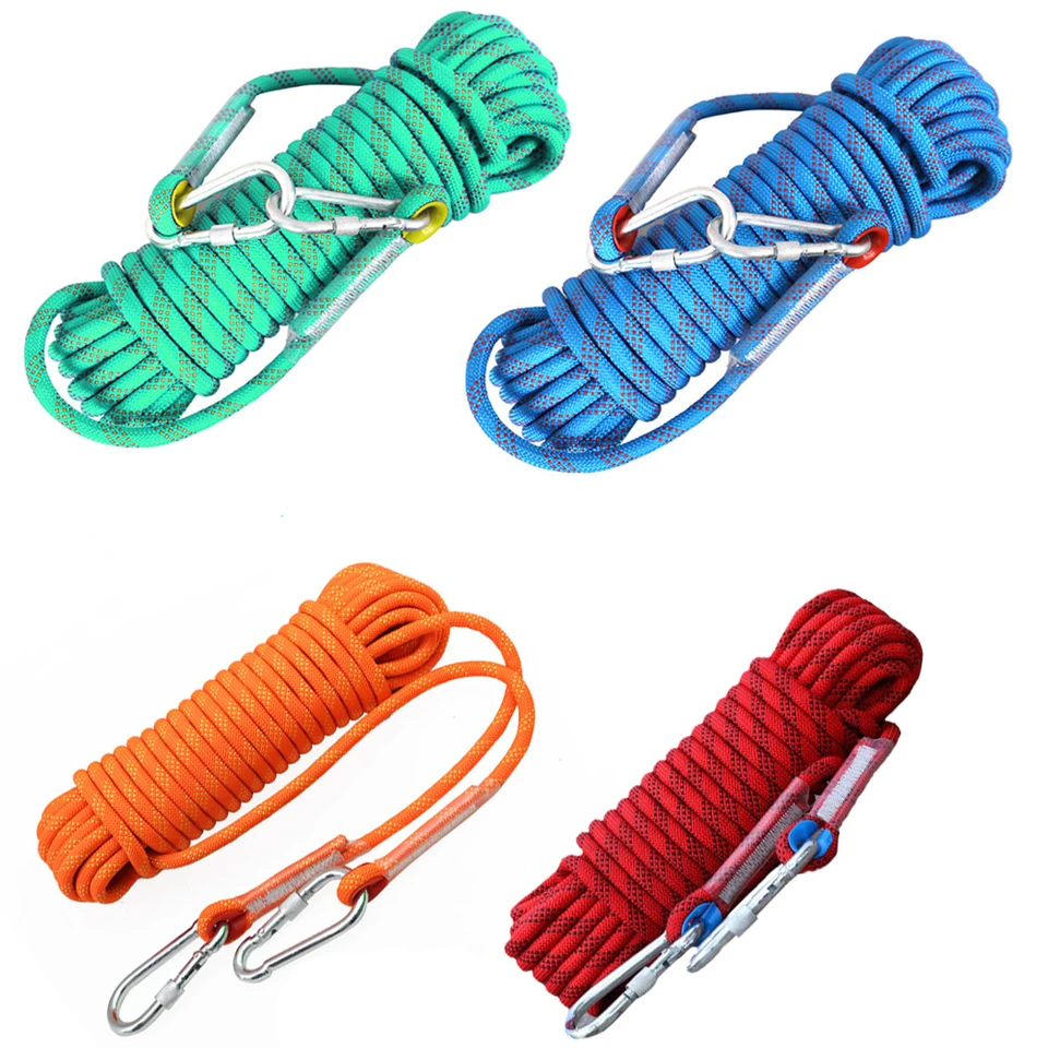 クライミングロープ10mmX100m ロープ アウトドア 登山 クライミングロープ 10m*10mm 多機能 多