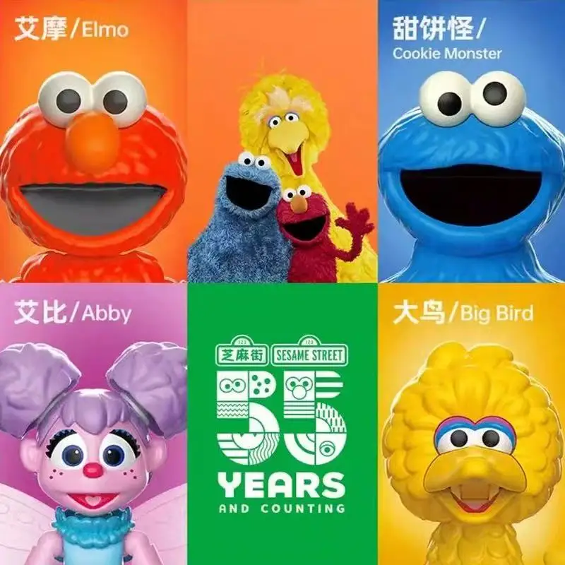 Blokees Sesame Street Building Blocks Toys ERNIE BERT ELMO COOKIE