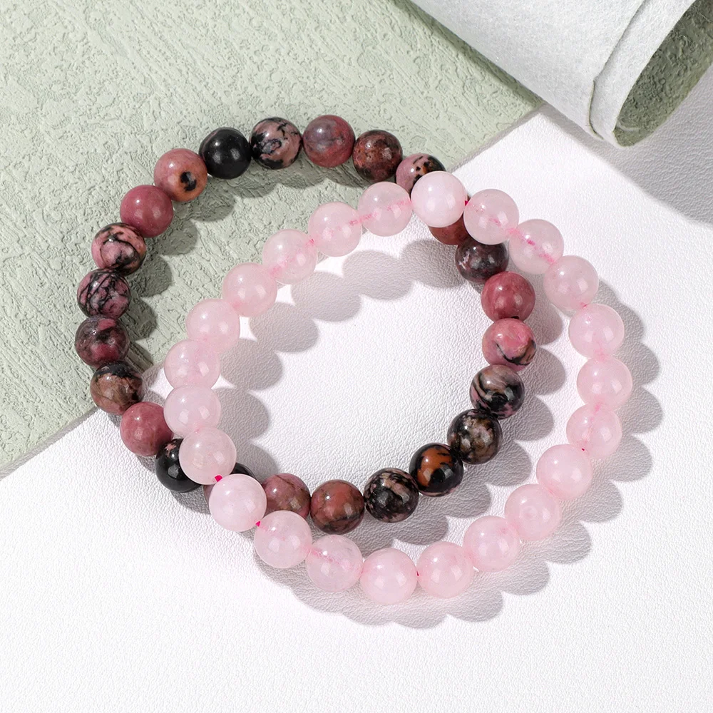 Bracciale Uomo Pietre,8 Mm Pietra Naturale Vene Blu Agata Braccialetto Di Cristallo Moda Lucido Stretch Perline Braccialetto Ansia Yoga Chakra Energia Pietre Preziose Braccialetto Di Perline Gioiell - Foto 5