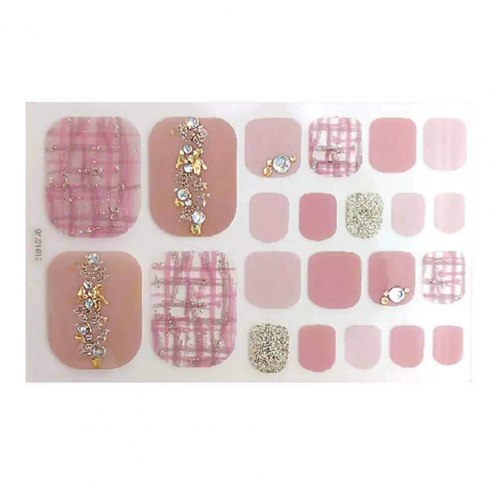 Delicate Nails Stickers Nail Art Anti-scratch Paper Women Manicure Toenail Wraps Stickers  Toe Nail Stickers Self-adhersive