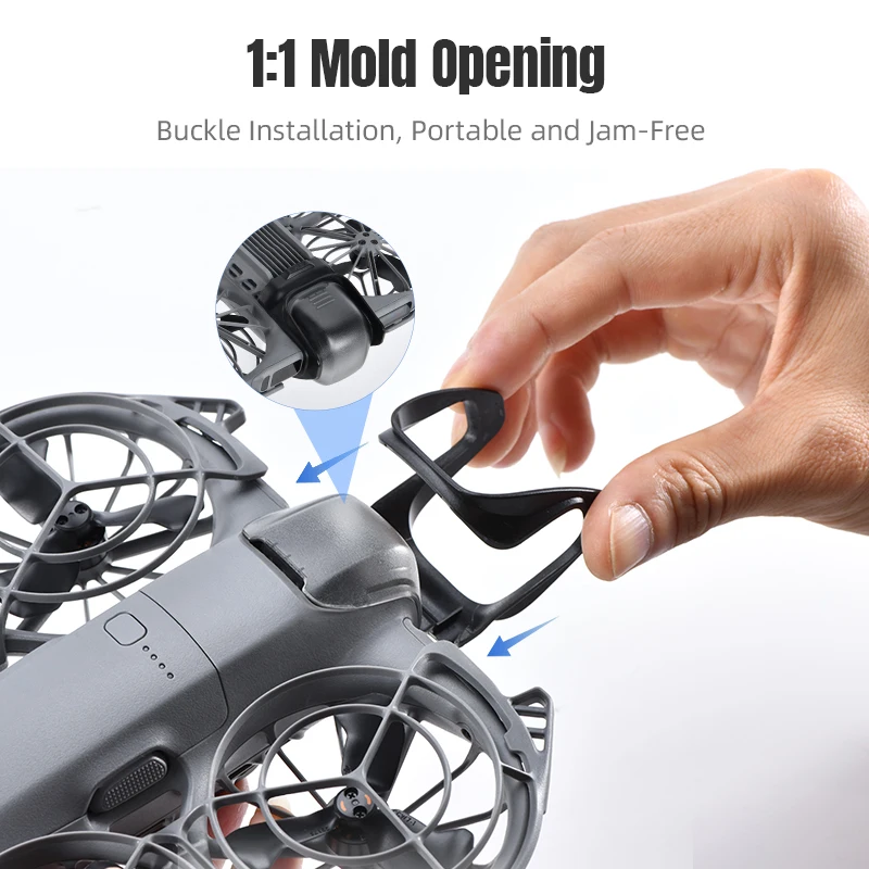 STARTRC Protection Pare-chocs Lentille pour DJI NEO 2 - Gris clair