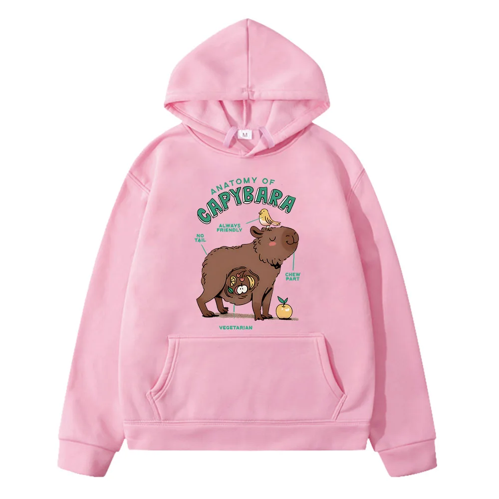 

Capybara Children Kawaii Sweatshirt Autumn boy clothes Casual Fleece pullover y2k sudadera Jacket anime hoodie kids clothes girl