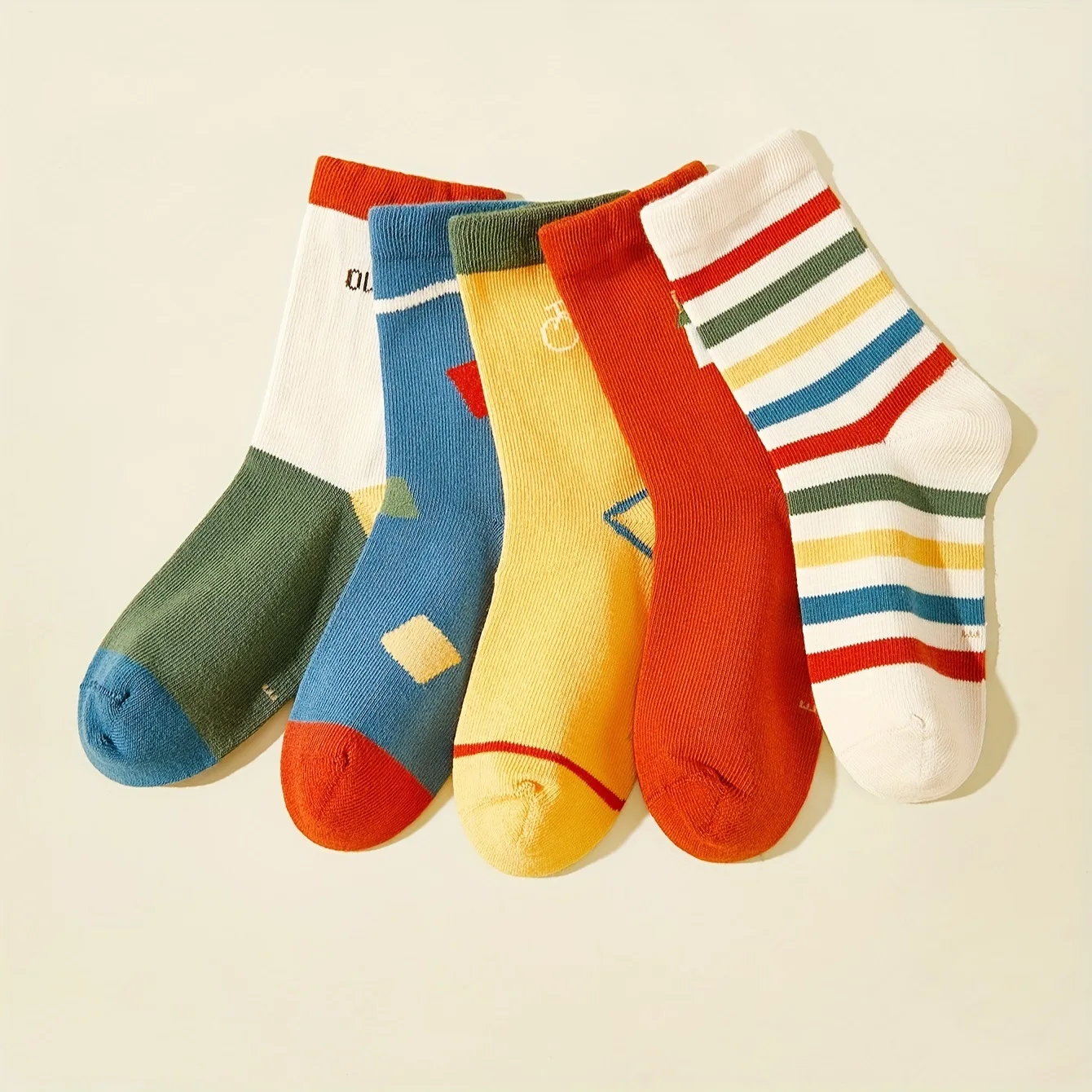 5 Pairs/Lot Cartoon Baby Socks Cute  Animal Cotton Newborn Children's Socks Girl Kids Boy Soft Knit Toddler Socks 3