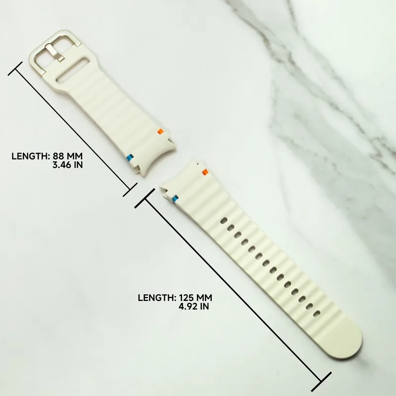 Premium Silicone Watch Strap - Versatile Fit, Sleek Design