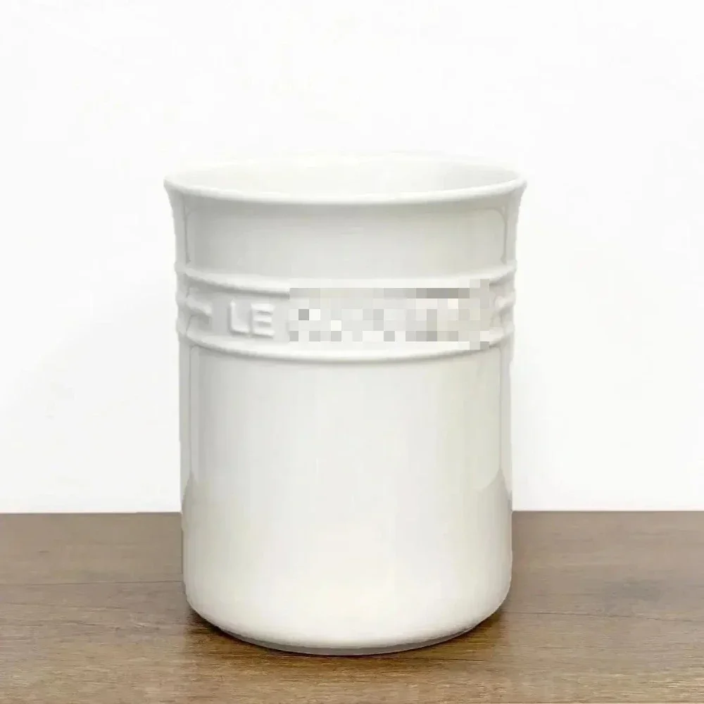Kitchen Utensil Holder Countertop Ceramic Storage Organizer Cooking Tool Caddy Canister Porcelain Tableware Container Jars Boxes ceramic storage jar,spice storage box,ceramic chopsticks holder