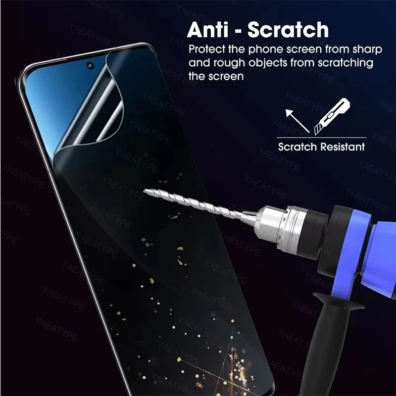 Premium Privacy Anti-Spy Hydrogel Screen Protector (1-3 Pack)