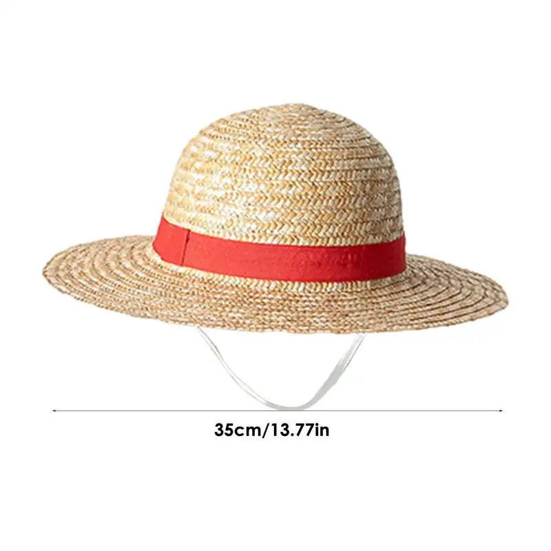 Anime Cosplay Straw Hat Prop Cap Role Play Stage Performance Accessories Adult Unisex Sunshade Hat cosplay hat