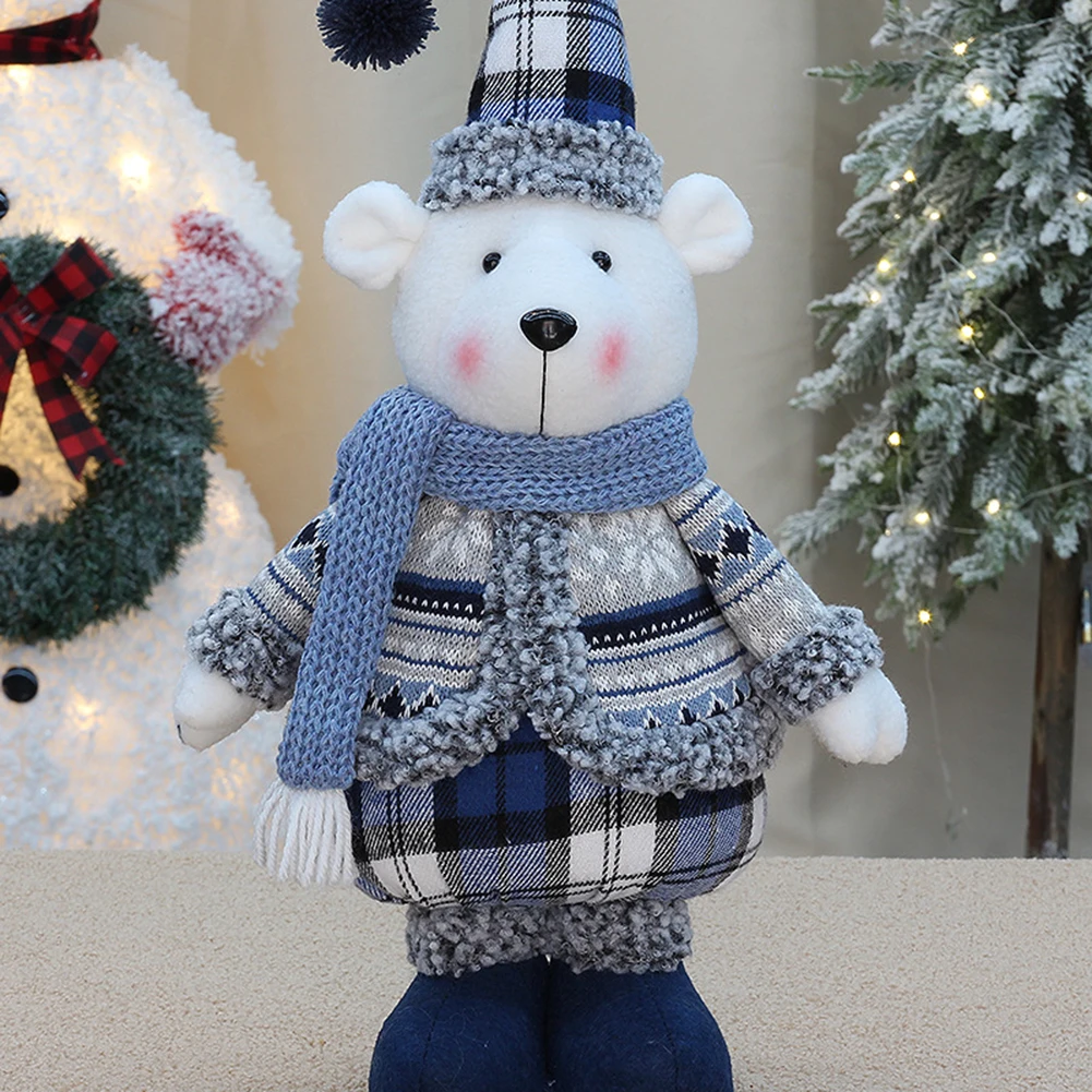 

Christmas Bear Doll Ornaments Supple Exquisite Decoration For Vehicle