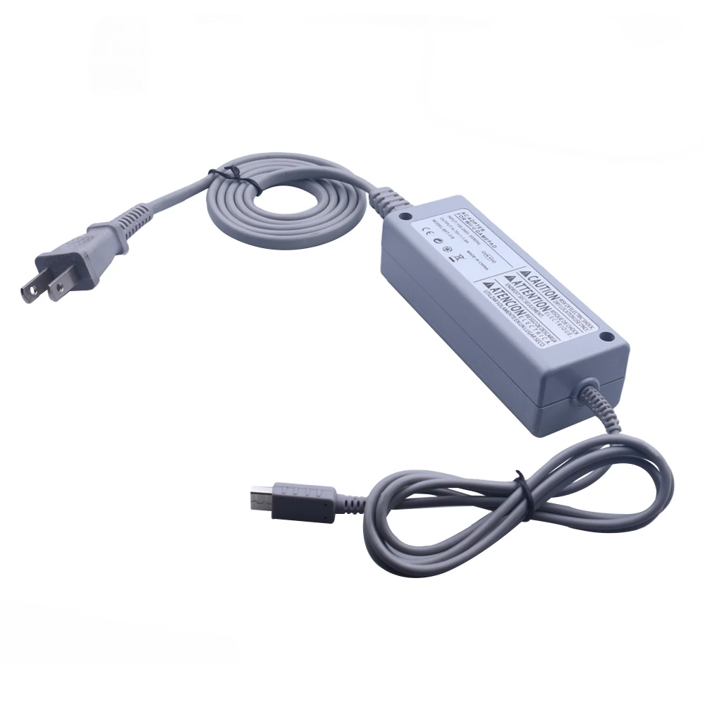 US/EU Plug 100-240V AC Charger Adapter Home Wall Power Supply For Nintendo WiiU Gamepad Joypad Controller