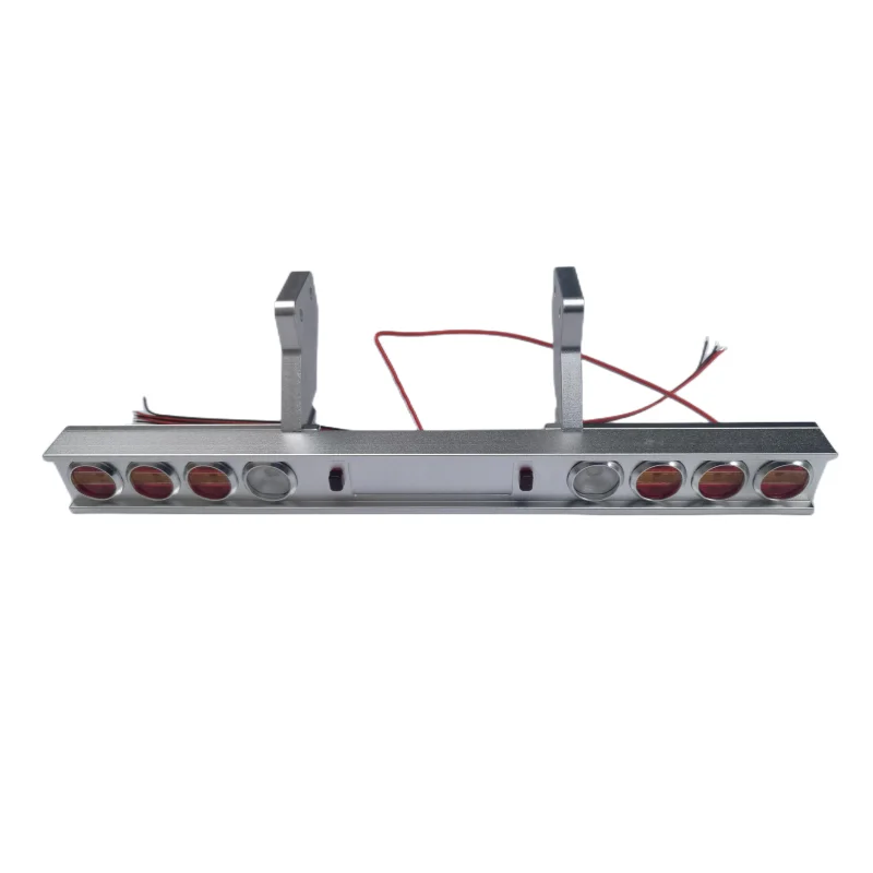 CNC Metal LED Taillight for 1/14 Tamiya 56319 56330 RC Truck Tractor Trailer Modification DIY Car Parts Tail Lamp Tamiya LESU 3