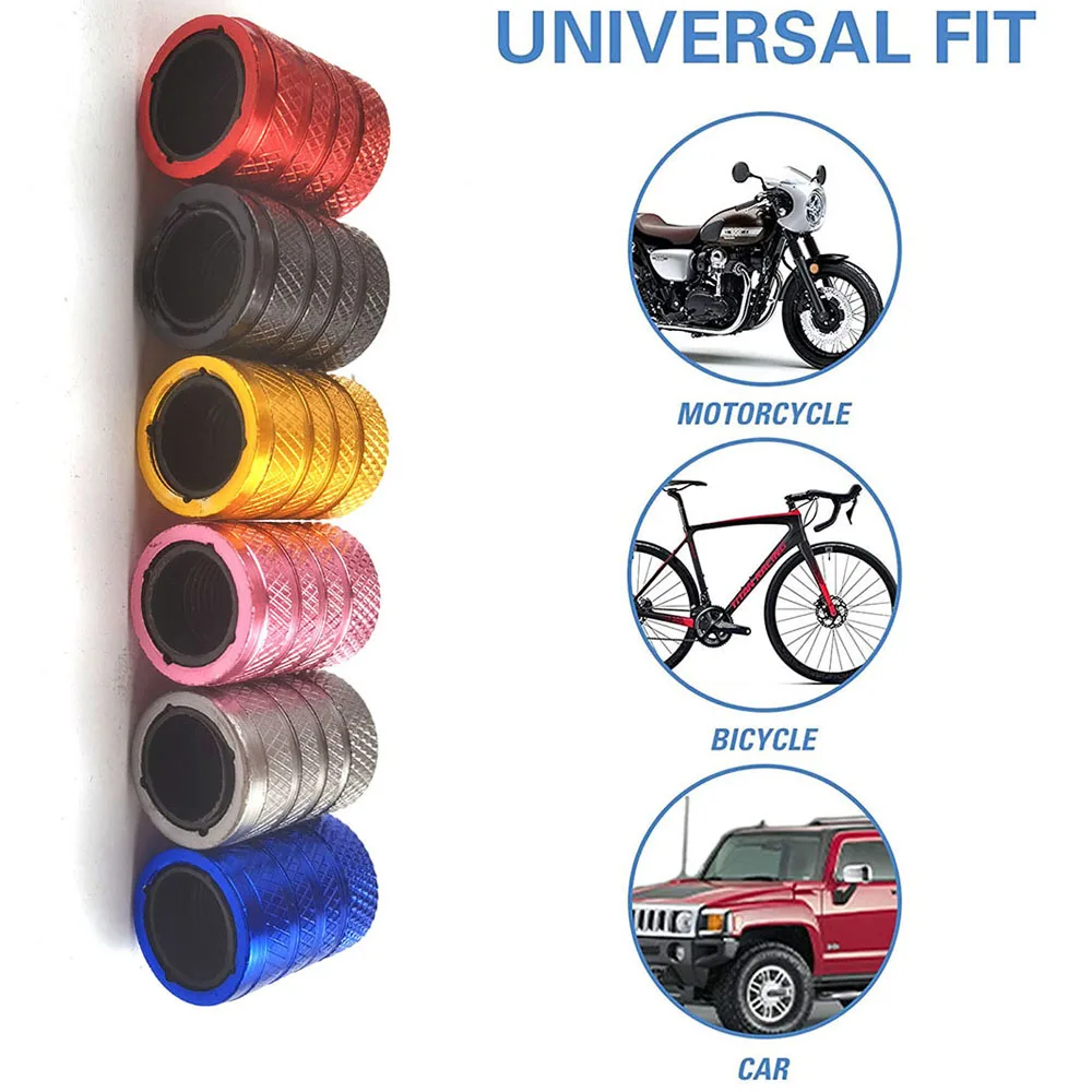 Aluminum Valve Cap Set 6