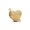 Gold Sparkling Hearts Clip Flowers Family Tree Star Love You Charm Beads Fit Original 925 Silver Bracelet DIY Women Jewelry Gift 3