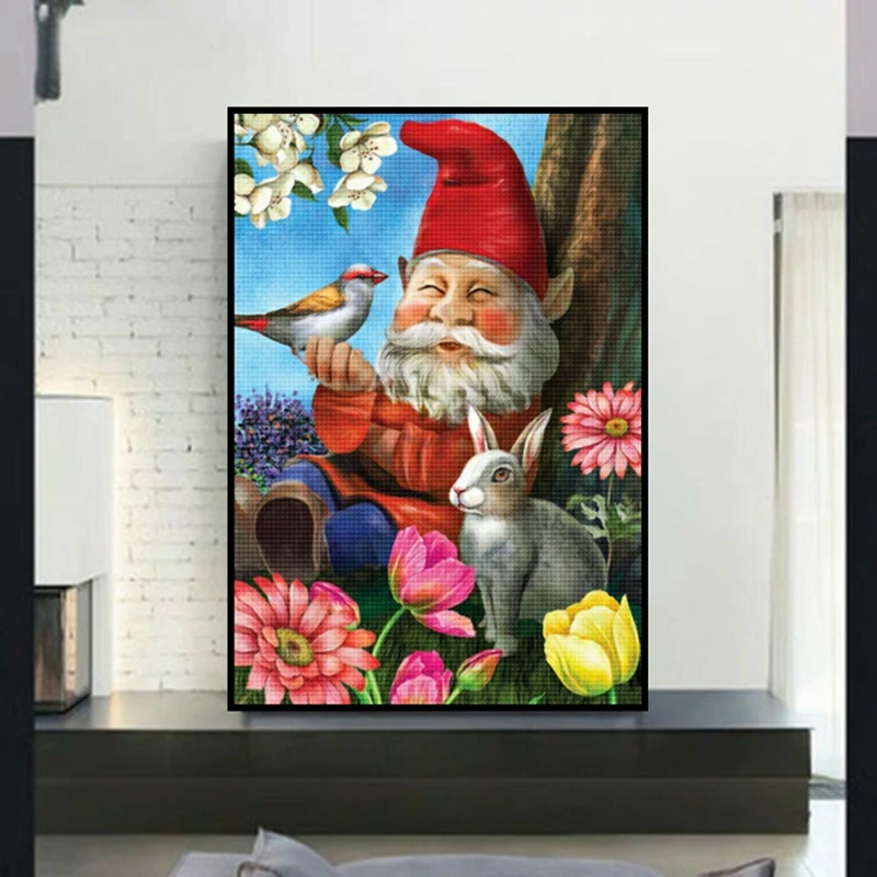 

5D DIY Diamond Painting Christmas Santa Clause Gnomes Diamond Embroidery Mosaic Picture Cross Stitch Kits Home Decora Handmade