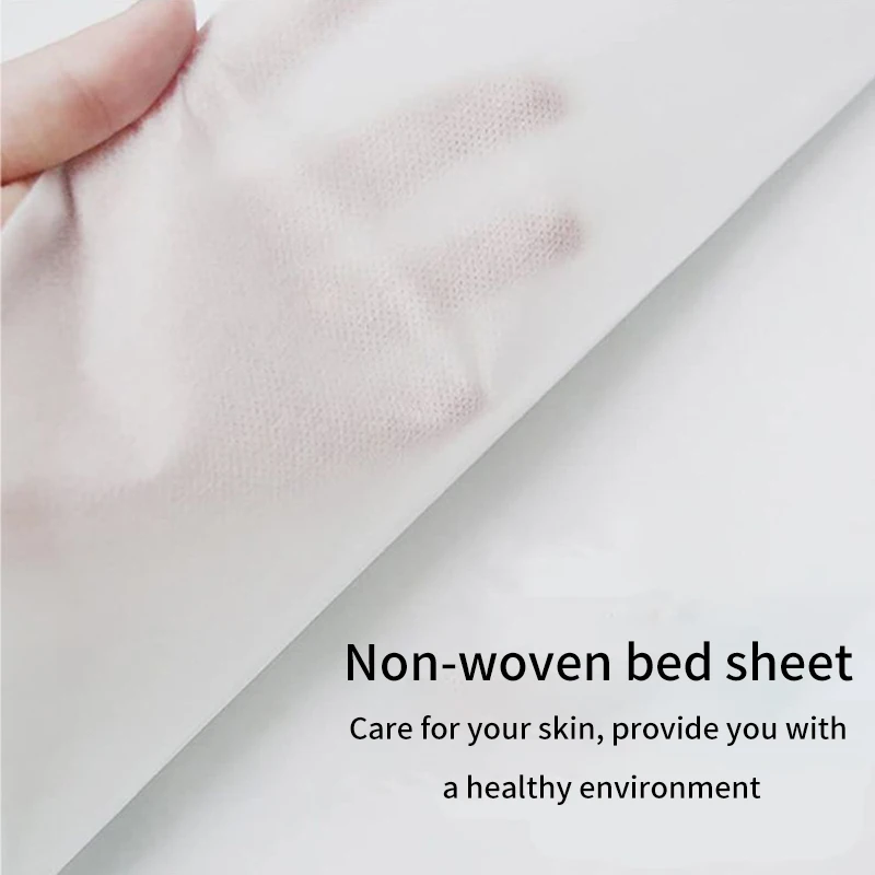 Disposable Bed Sheet Beauty Salon Spa Thin Waterproof Bed Sheet Non Woven Breathable Waterproof Travel Hotel Bed Sheet 5