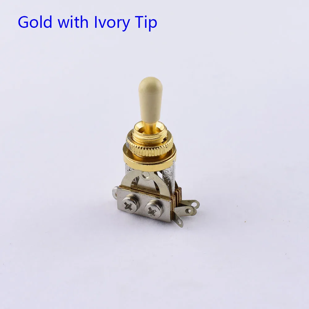 Selettore Pickup Chitarra Cromato Interruttore A Levetta 3 Vie Per Chitarra Elettrica - Cromato, Nero O Oro, Selezione Pickup Triangle Strategy Switch - Foto 8