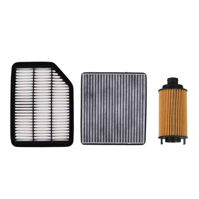 

Car Air Filter Cabin Filter Oil Filter Set For Chery Tiggo 3 1.6L 1.6MT 1.6CVT 2014-2020 Model OEM T11-1109111AC J60-8107910