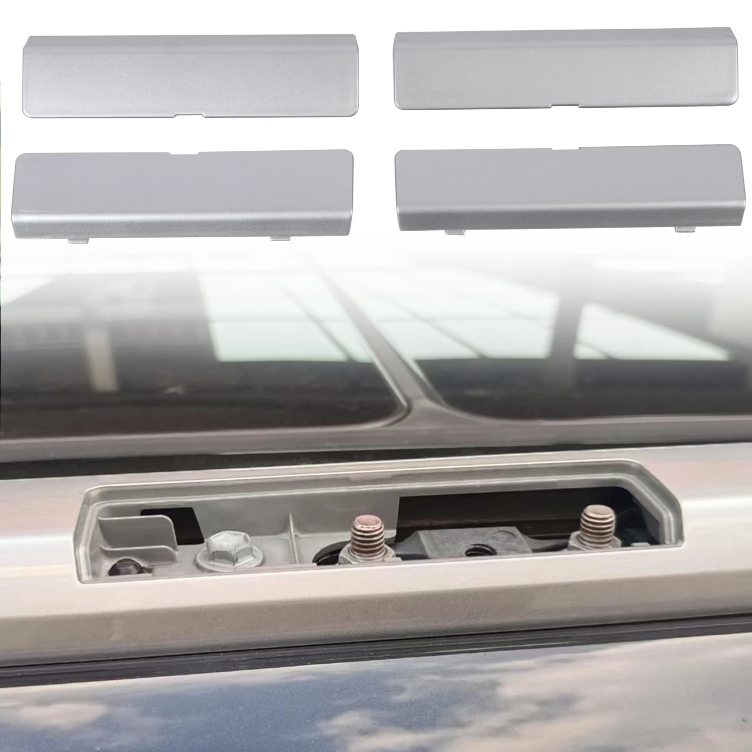 Black Roof Rack Rail Cover Set For Toyota Highlander (1998-2007 XU20/MCU20) - 2 Pieces 11 thumbnail image