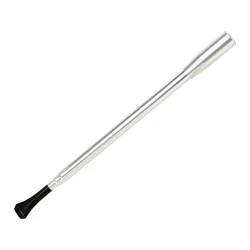 Women's Retractable Aluminum Alloy Cigarette Holder - Creative Smoking Accessory (Silver)