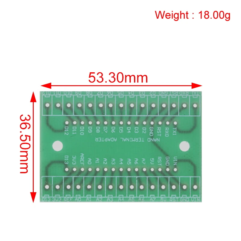 NANO V3.0 3.0 Controller-Adapter-Erweiterungsplatine NANO IO Shield Einfache Erweiterungsplatte für Arduino Diy Kit – Detail 2