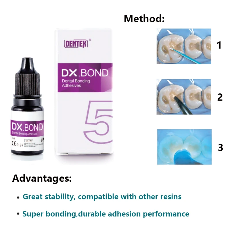 Dental-Emaille, lichthärtendes Verbundharz, ästhetisches Nano-Hybrid, DX. Incisal Light Cure, Harz, Vorderzähne, Wiederherstellung, Zahnmedizin – Detail 5