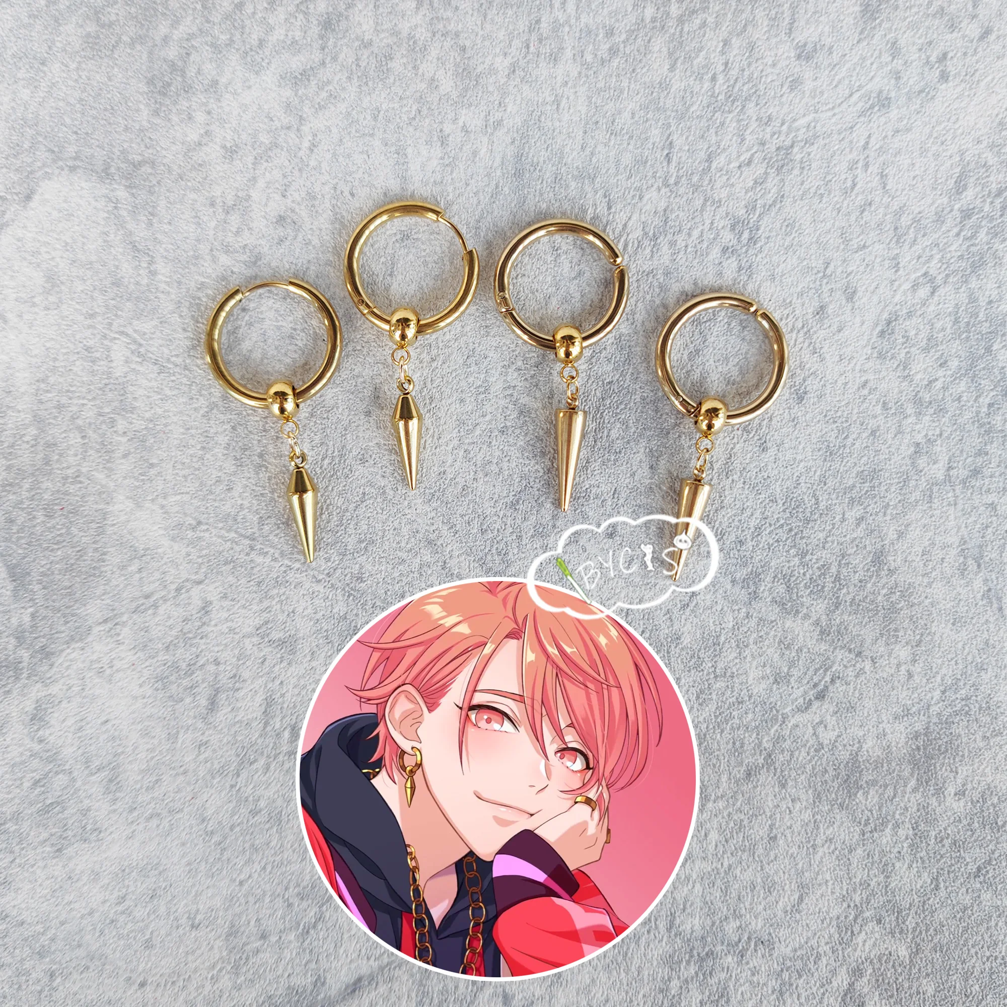 Paradest Live Maruyama Reo Cos Ear Clip Ear Pins Orecchini Cosplay Costume Di Halloween Anime Prop Accessori Per Gioielli