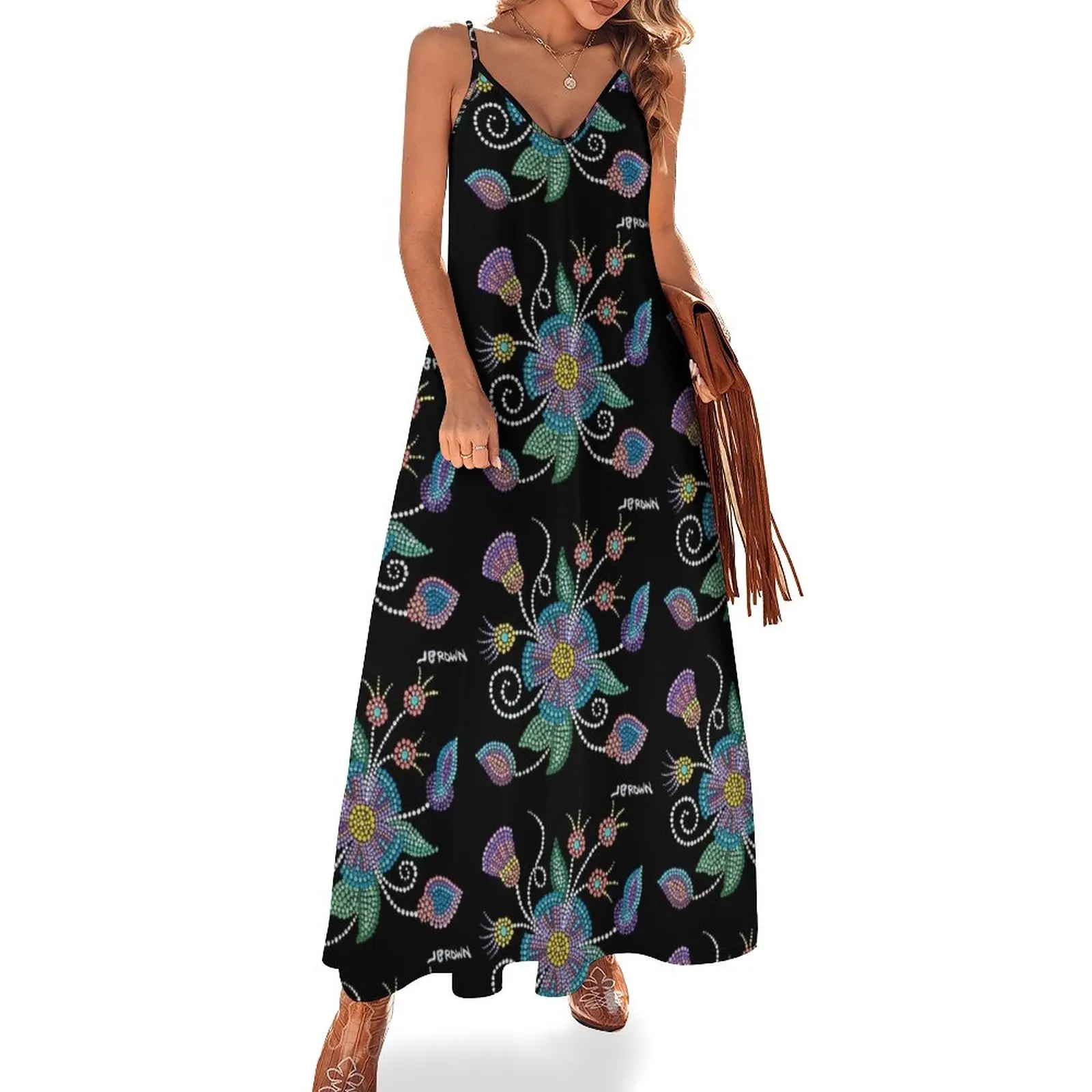 

Happiness In Bloom Sleeveless Dress Clothing female Women's dresses
