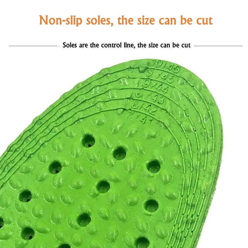 Height Increase Templates Round Toe Insole Full Pad 3CM-7CM Invisible Inner Shock Absorbing Air Cushion Insoles For Shoes