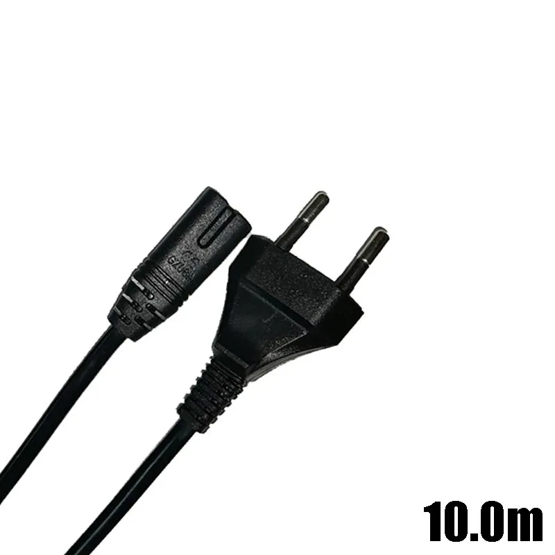 Enhanced Euro Power Cord 3m IEC C7 2-Pin Figure 8 EU Plug Power Supply Cable