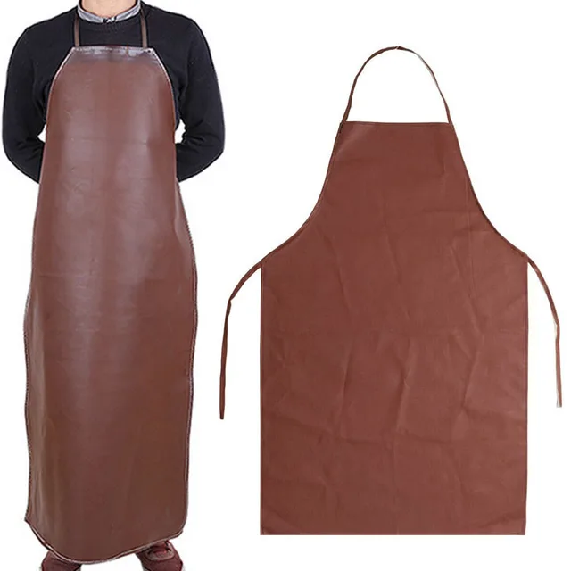 97×65CM Leather Welding Apron Polyurethane Equipments Welder Thermal Insulation Protection Wears Welding Protective Aprons 1