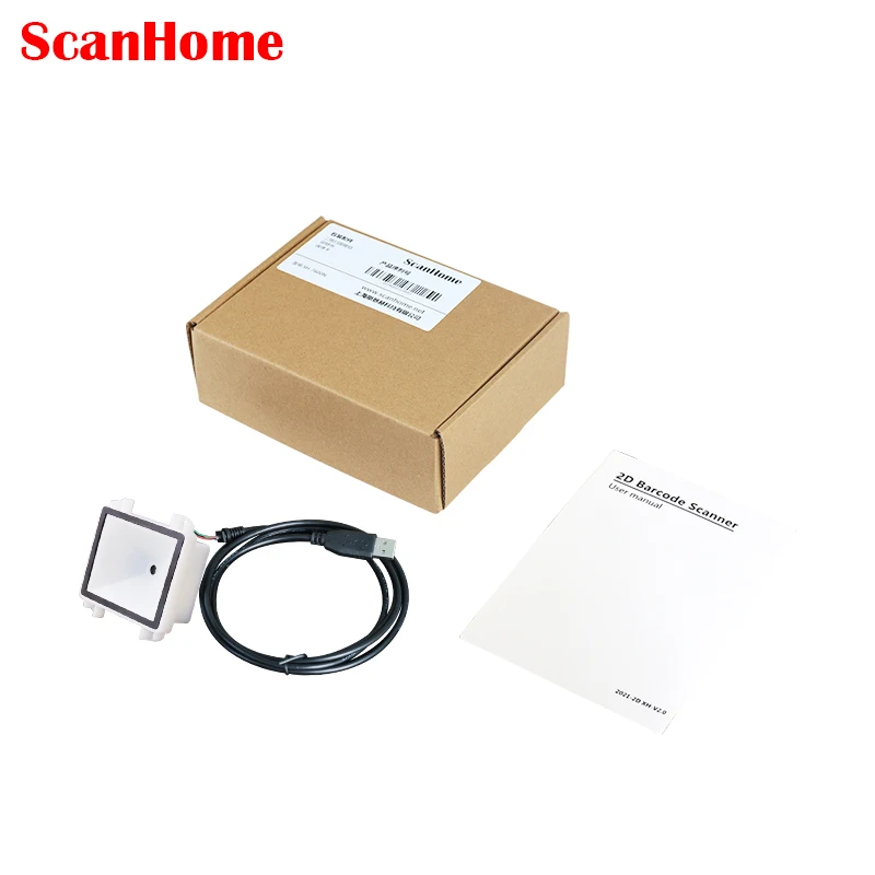 ScanHome Fixed-mount Barcode Scanners Embedded Barcode Readers Engine USB RS232 1D/2D QR PDF417 hands-free scanning SH-7600N
