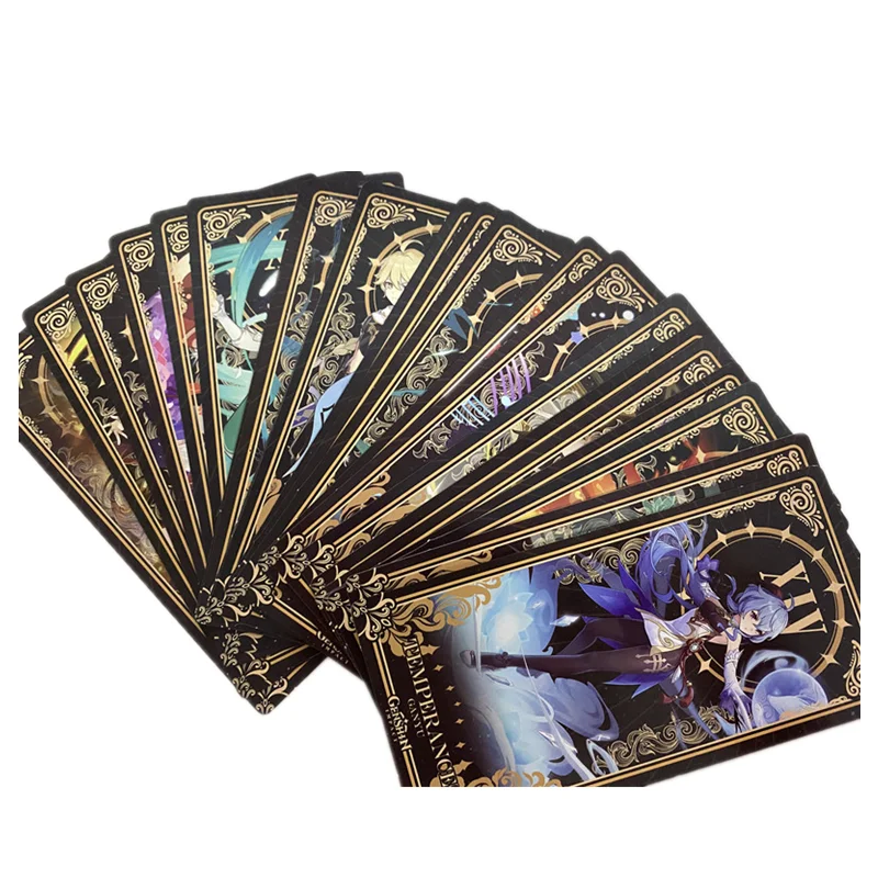 Game Genshin Impact Tarot Card Yae Miko Raiden Shogun Kaedehara Kazuha Playing Card Cosplay Props Anime Tarot anime cosplay cards anime cosplay props anime cosplay accessories 22 Pcs