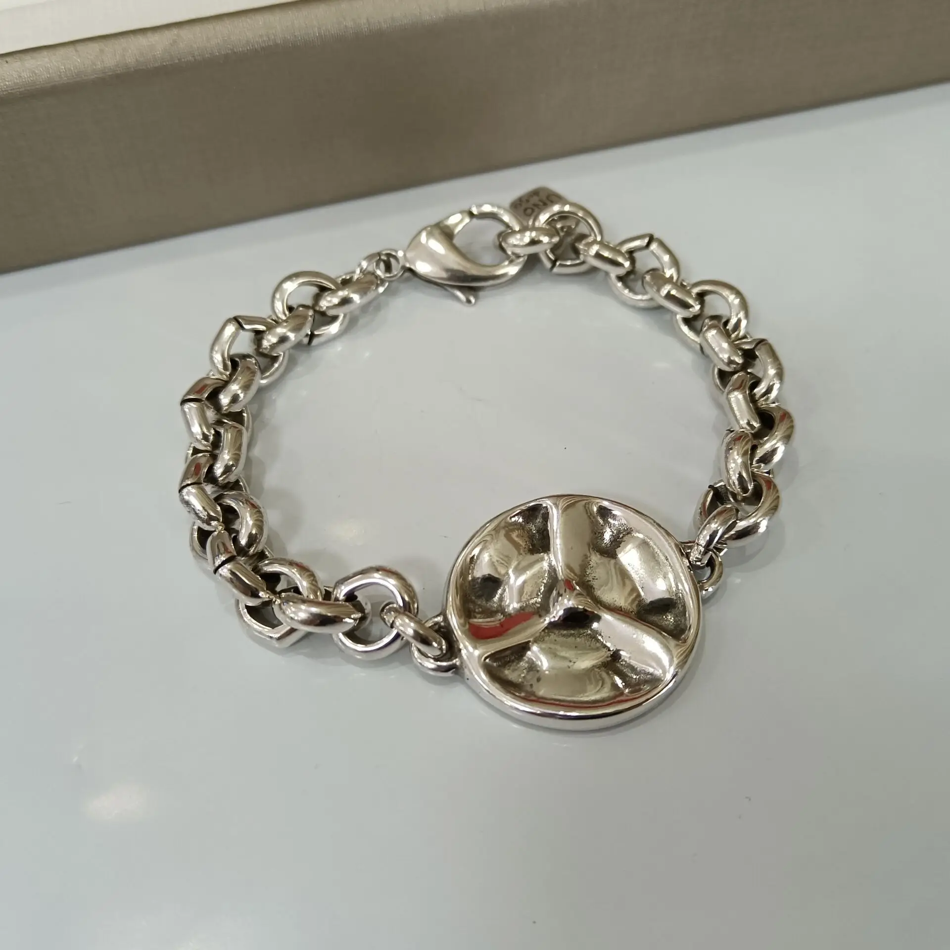 

Новый тренд, модные латунные круглые украшения, Оригинальные европейские Парные браслеты на удачу, подарки