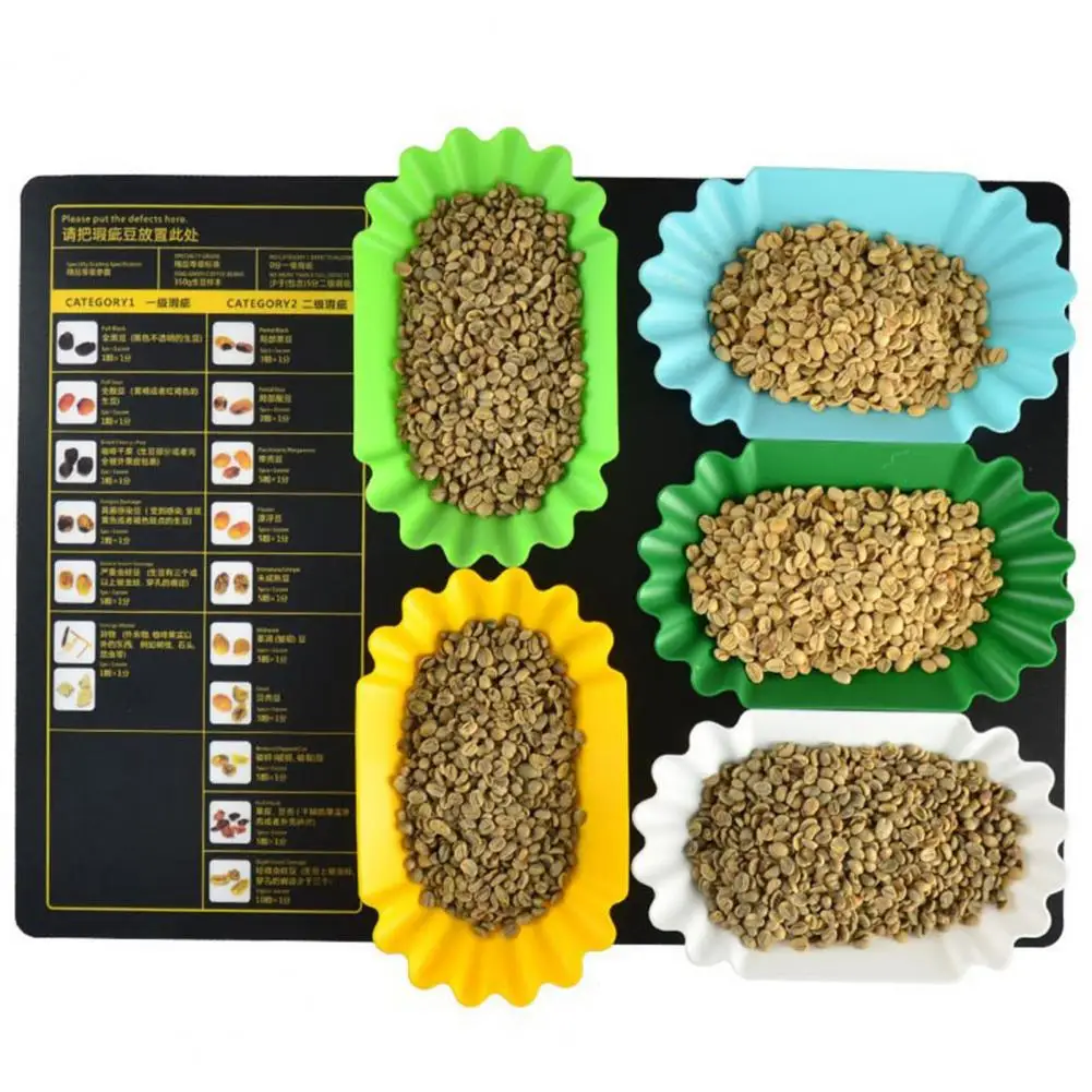 Snack Serving Display Tray Reusable Stable Large Capacity Coffee Bean Sample Cupping Tray for Dining Room 3