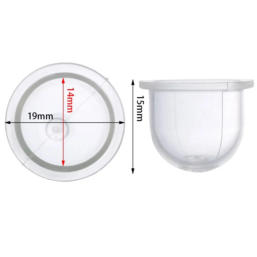 10Pcs 22mm Fuel Pump Carburetor Primer Bulb For Chainsaws Trimmer Brushcutter Clear