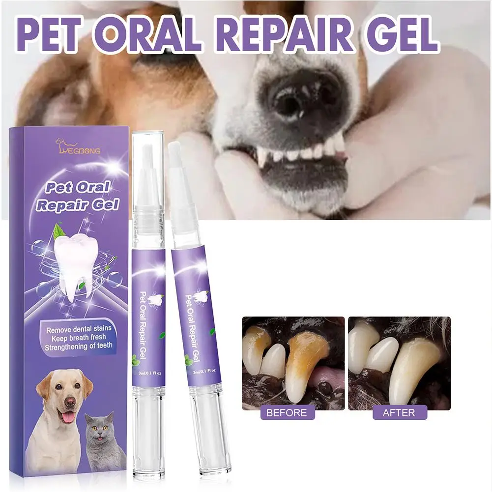 Pet Teeth Cleaning Gel Oral Care Remove Tooth Stains Gel Keep Teeth Gel Cat Breath Whitening Dog Breath Clean Remove Fresh Z1A0 ivismile teeth whitening gel kit dental bleaching system oral gel 3ml syringe set remove plaque stains tooth whitener tools