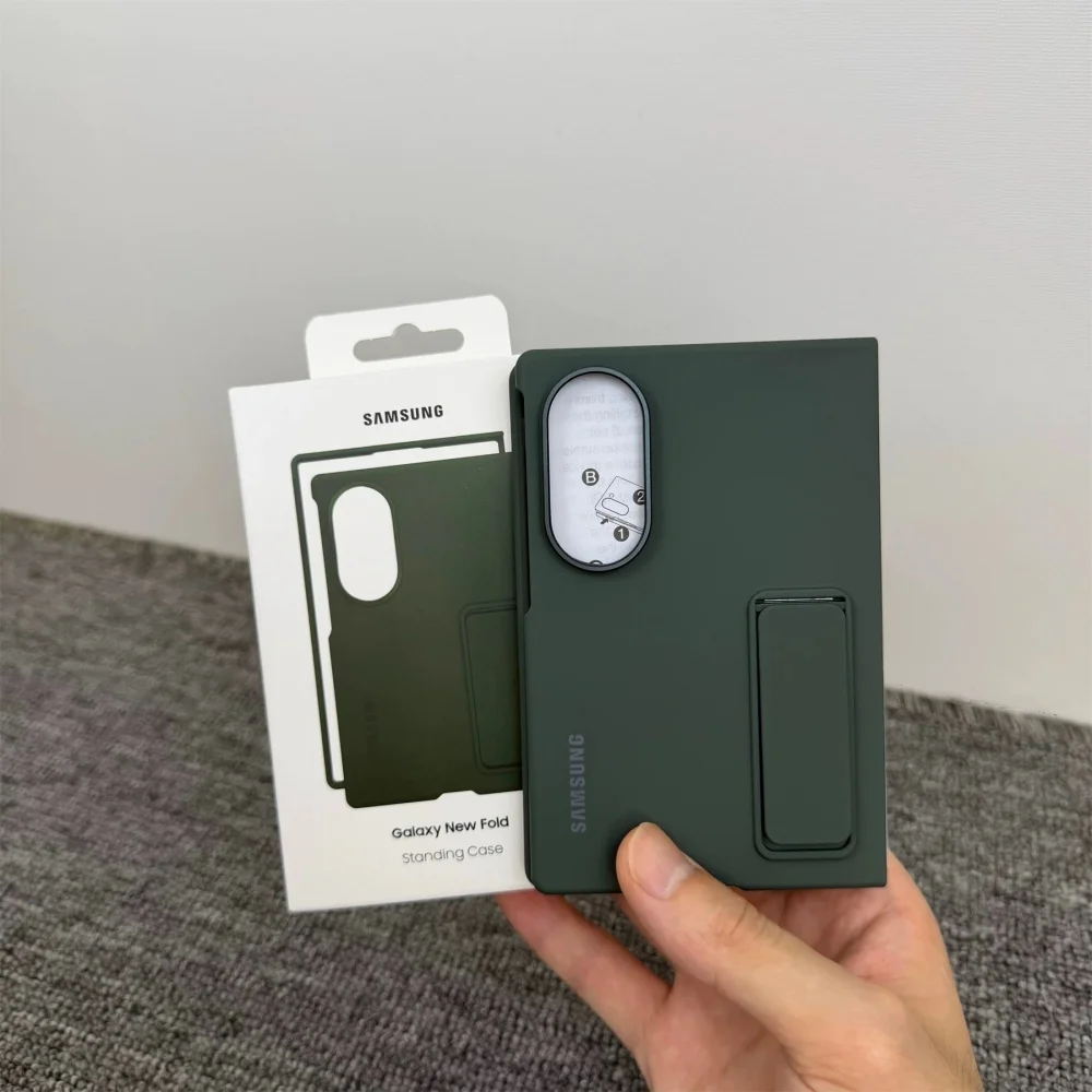 Foldable Phone Case with Kickstand - Matte Silicone Cover
