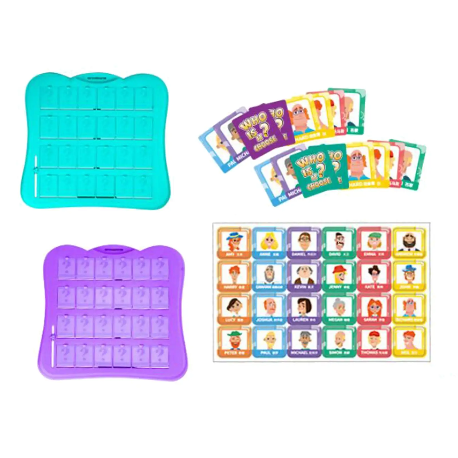 

Guessing Who Game Detective Interactive Novelty Reasoning Game Board Game for Girls Gifts Children Family Game Prop