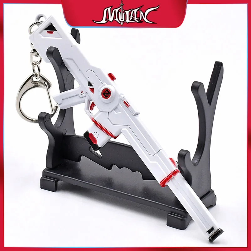 

Valorant Weapon 13cm Phantom SPECTRUM Mini Guns Skin Key Chain Metal Model Real Katanas Sabers Samurai Replica of Weapons Toys
