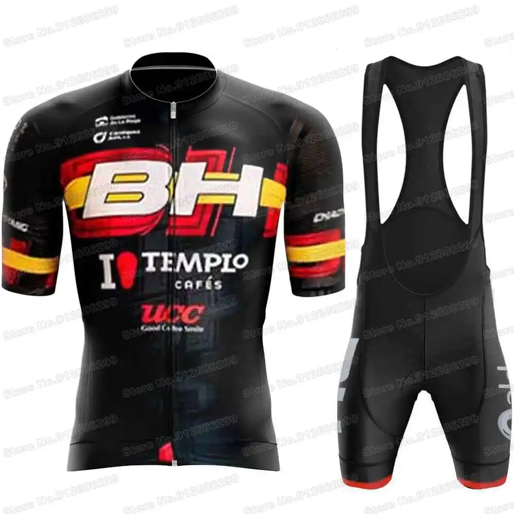 Spain Champion Jersey Cycling Jersey Spain Road Bike Shirt Suit