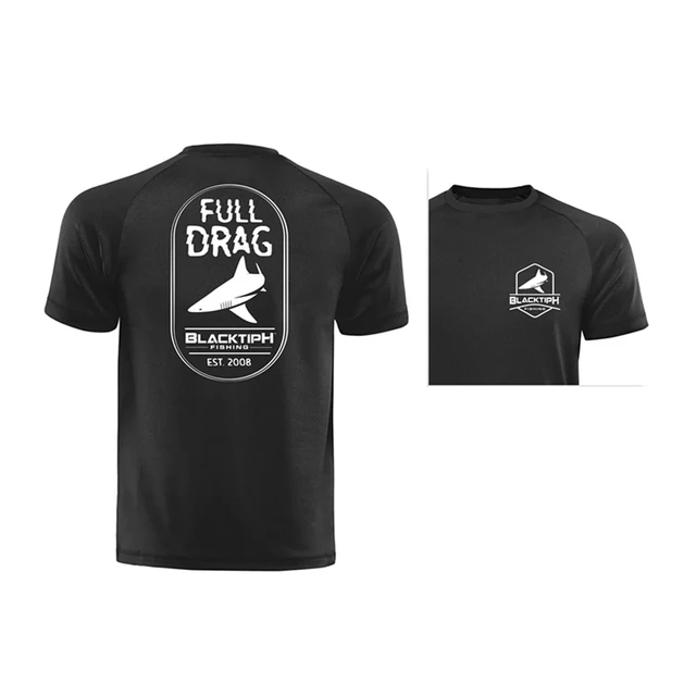 Black Tiph Fishing Short Sleeve T-Shirts Camisa De Pesca Com Proteção UV Fishing  Clothing Hiking Tops Sportswear Quick Dry Shirt - AliExpress