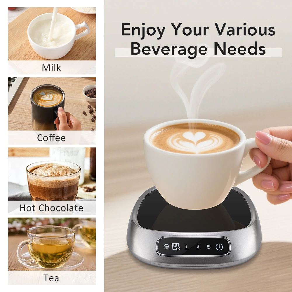 Smart Thermostatic Heating Coaster USB Home Office Thermal Coaster 3-speed Adjus