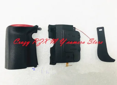 Original un ensemble de 3 pièces pour Nikon D600 D610 poignée d'appareil photo corps inférieur couvercle en caoutchouc unité partie manuelle + ruban adhésif