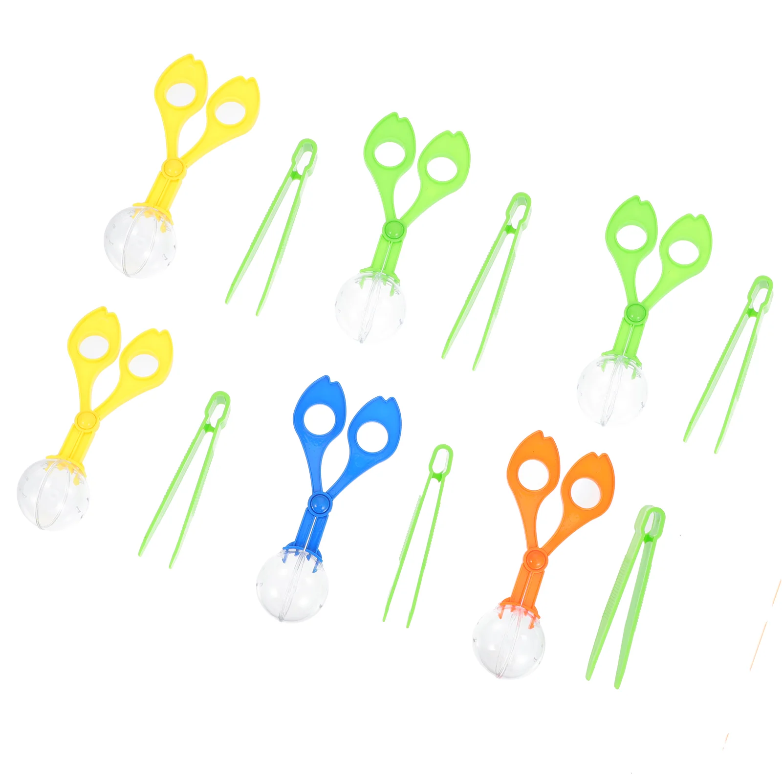 

Insect Clip Scissor Clamp Scissors Kid Toy Outdoor Clamps Catching Tweezers Plastic Catcher Tool Kit Scooper Clips Kids