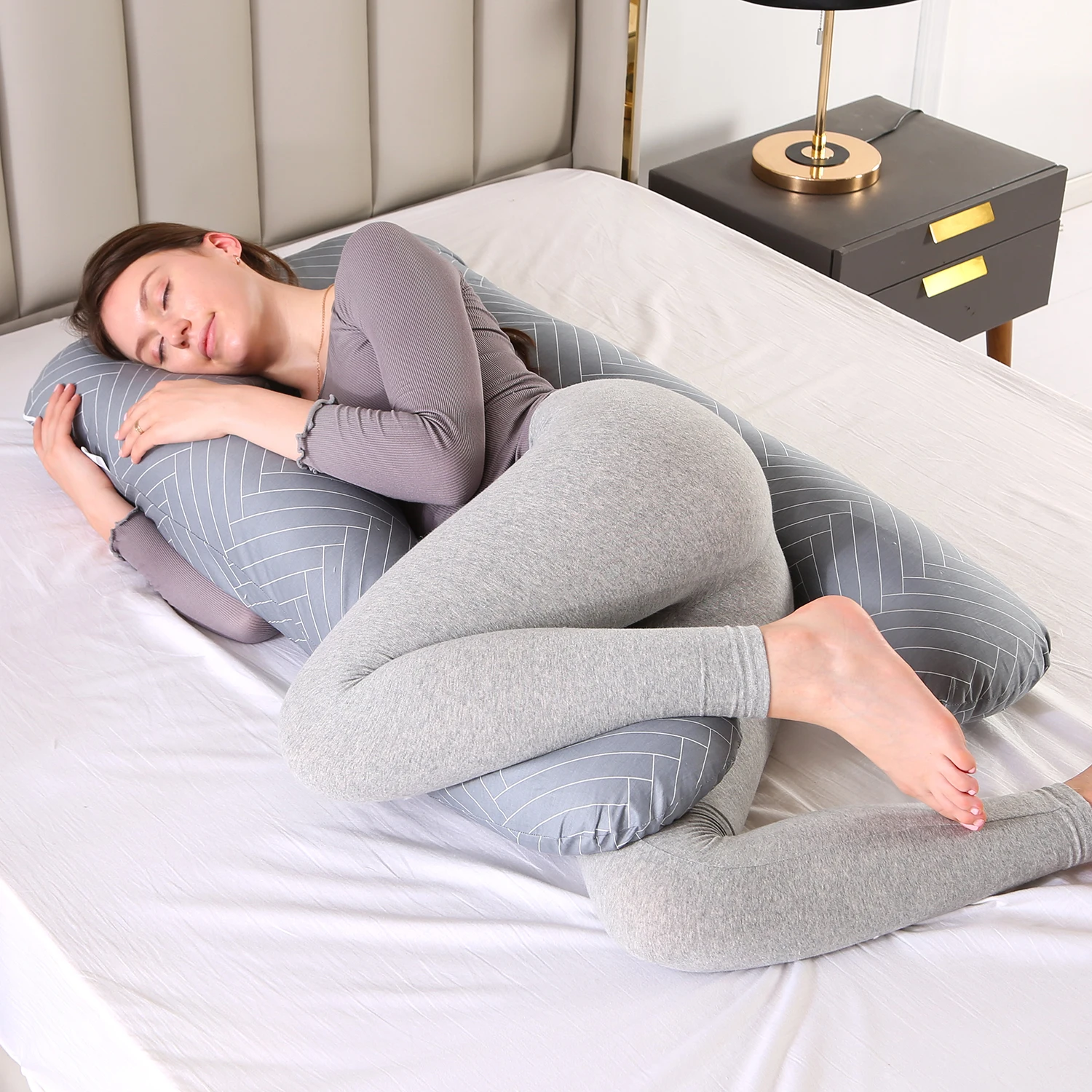 Cuscino di maternità cuscino ortopedico per donne incinte cuscino