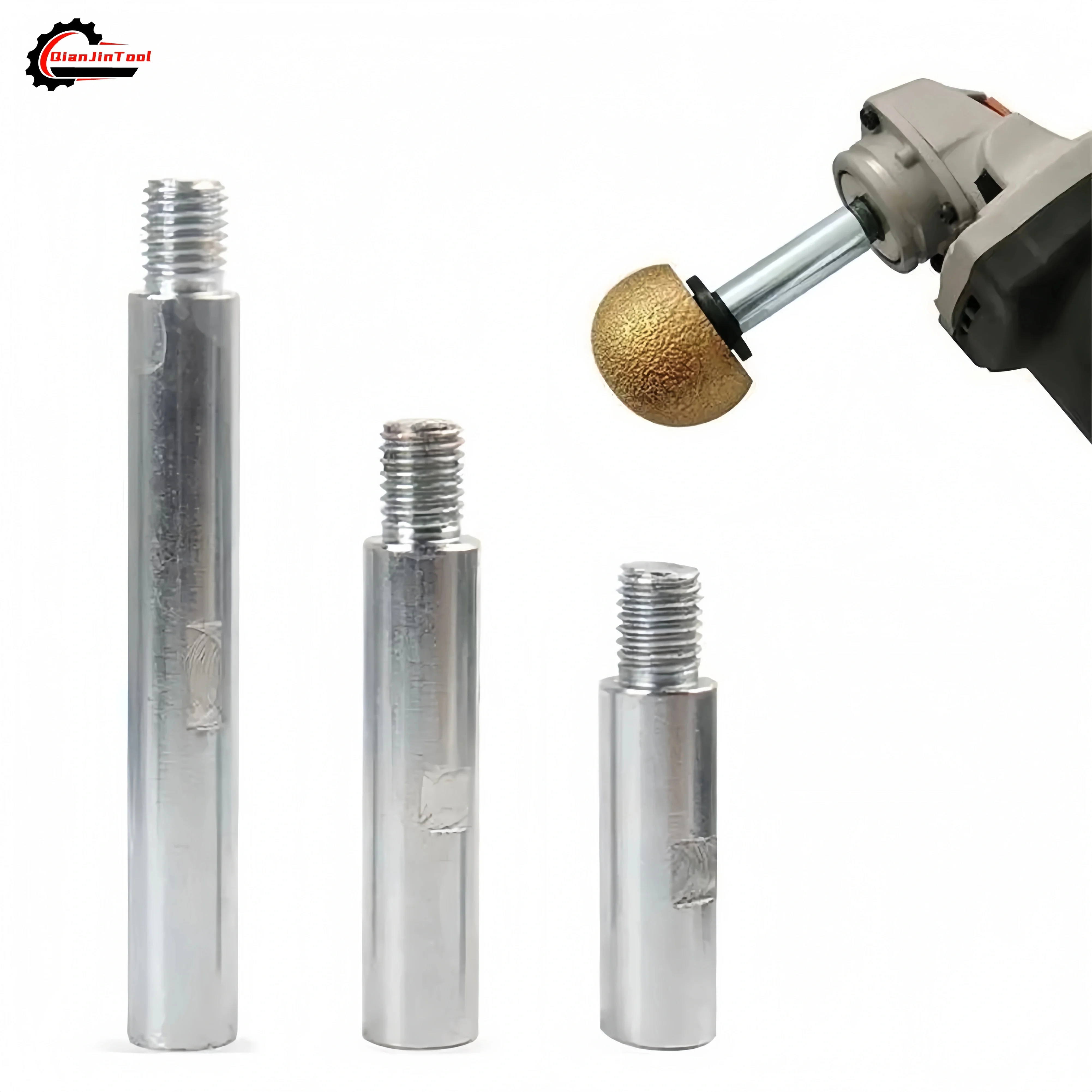 M14 Thread Angle Grinder Extension Connecting Rod 75/100/140mm Adapter Shaft Arm Polishing Round Pad Extender Lengthen Bar