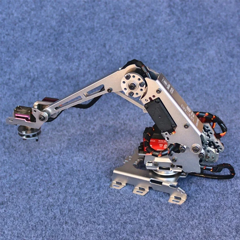 

Unassembled ARM-21N2 6DOF Robot Arm Kit Metal Robotic Arm Mechanical Arm with 25KG Digital Servos