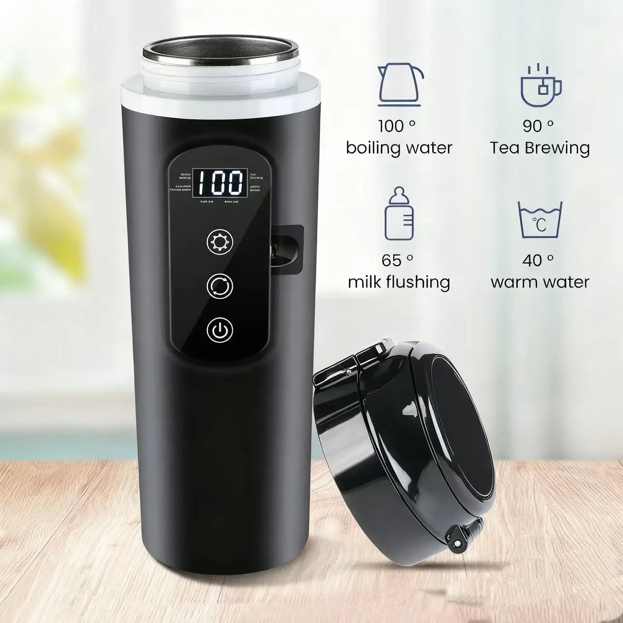 Car Electric Kettle 12V/24V Universal Vehicle-Mounted