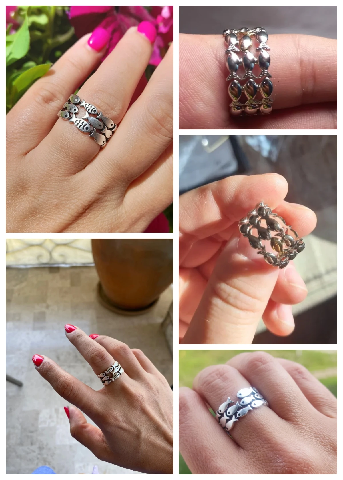 Finger Ring Jewelry Accessories for Women Metallic Style