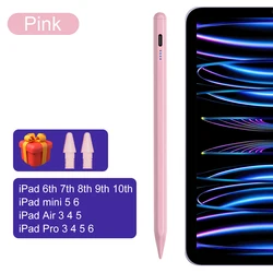 Advanced Stylus Pen with Palm Rejection and Tilt Sensitivity (Pink)