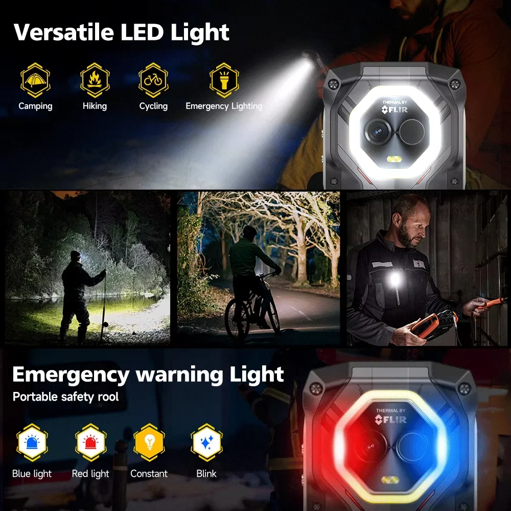 Ulefone Armor Mini 20T Pro 5G Rugged Thermal lmaging By FLIR® 16GB+256GB 4.7" Display LED Light Android 14 6200mAh 33W Global 4